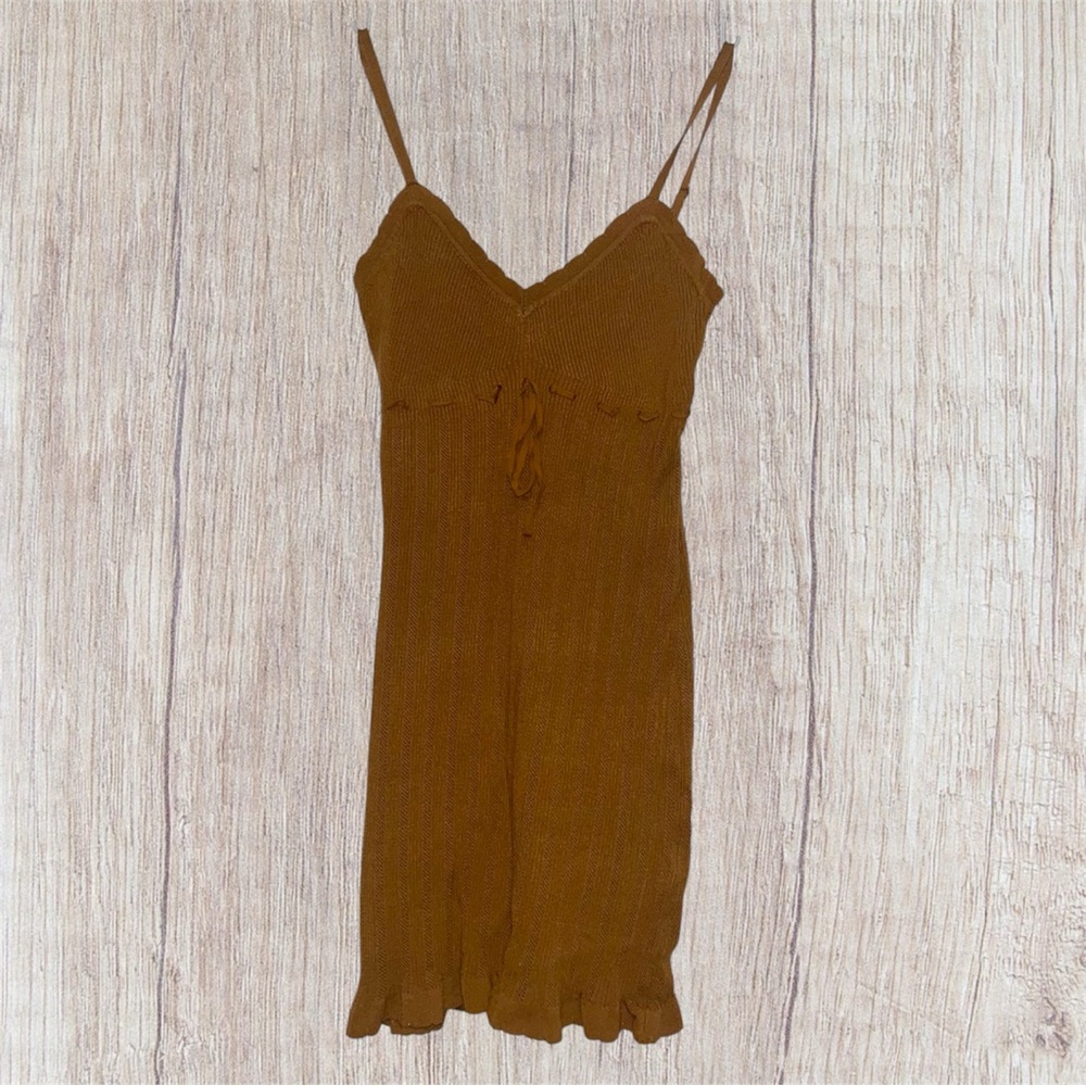Ruffle Knit Dress